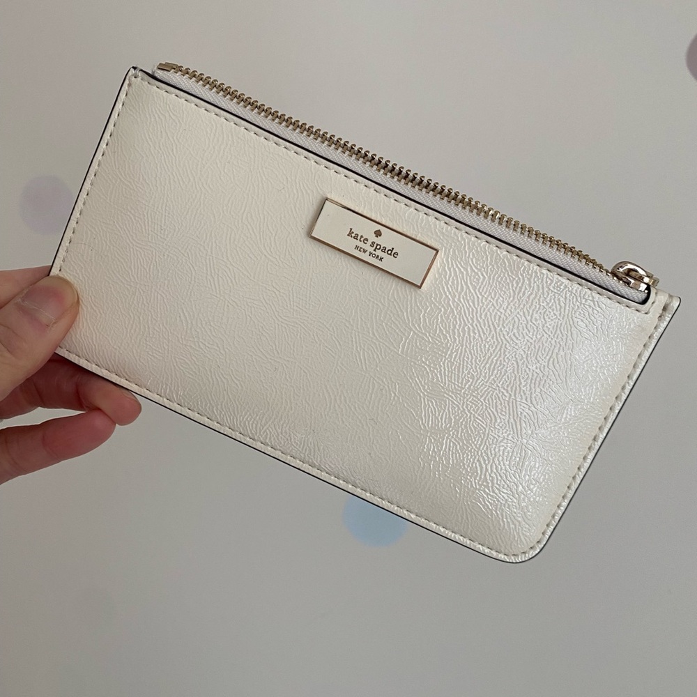 Kate Spade | Bridget Crinkle Patent Slim Card Holder